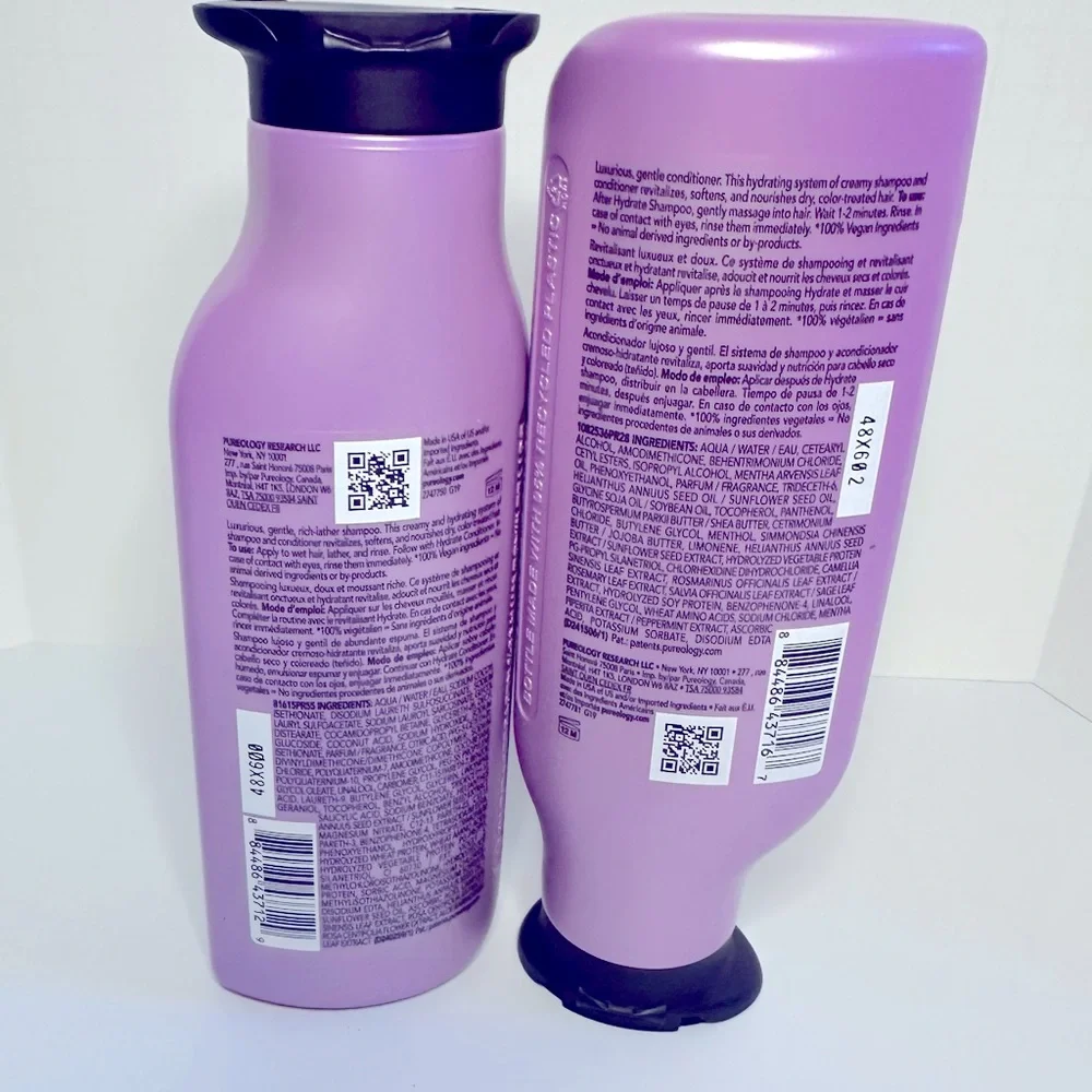 New Pureology Hydrate Shampoo and Conditioner 9oz